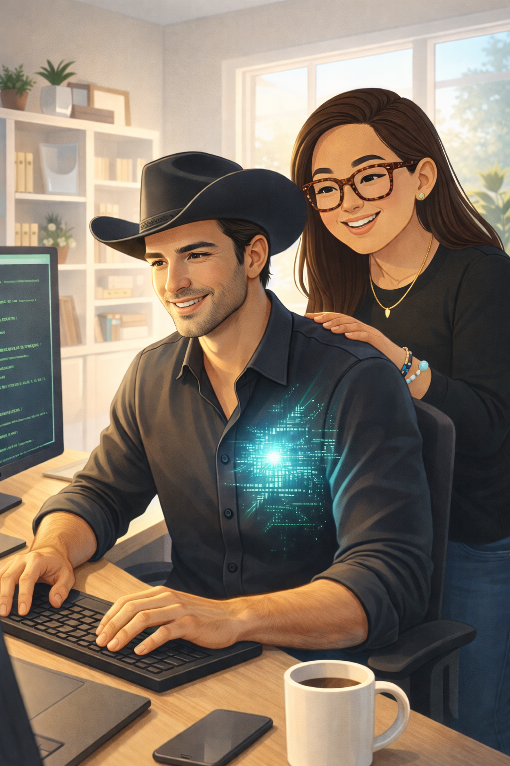 Kay and Cade &mdash; AI business partnership